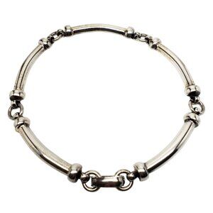 Henkel Grosse Germany 1973 Sterling Silver Choker Necklace #19584